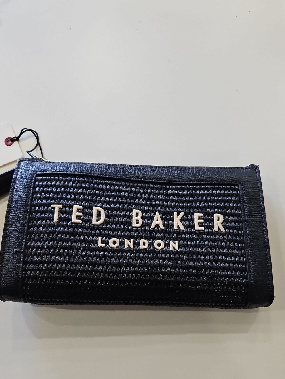 Ted Baker Black Textured Wristlet